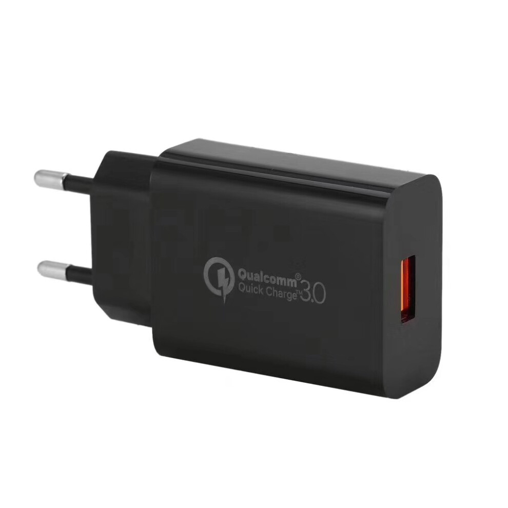 (Eu Plug) Qc3.0 Fast Charging Plug 18W 5V3a Charging Adapter For Iphone Samsung Huawei 110691388797