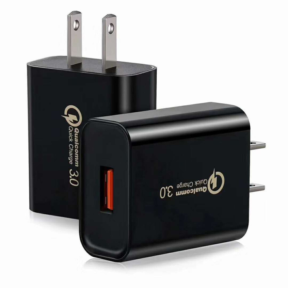 (Us Plug) Qc3.0 Fast Charging Plug 18W 5V3a Charging Adapter For Iphone Samsung Huawei 110691388780