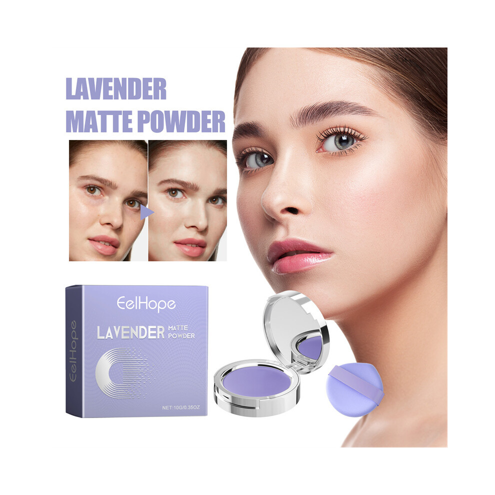 Lavender/Light 10G Matte Powder Setting Oil Control Long-Lasting Makeup Natural