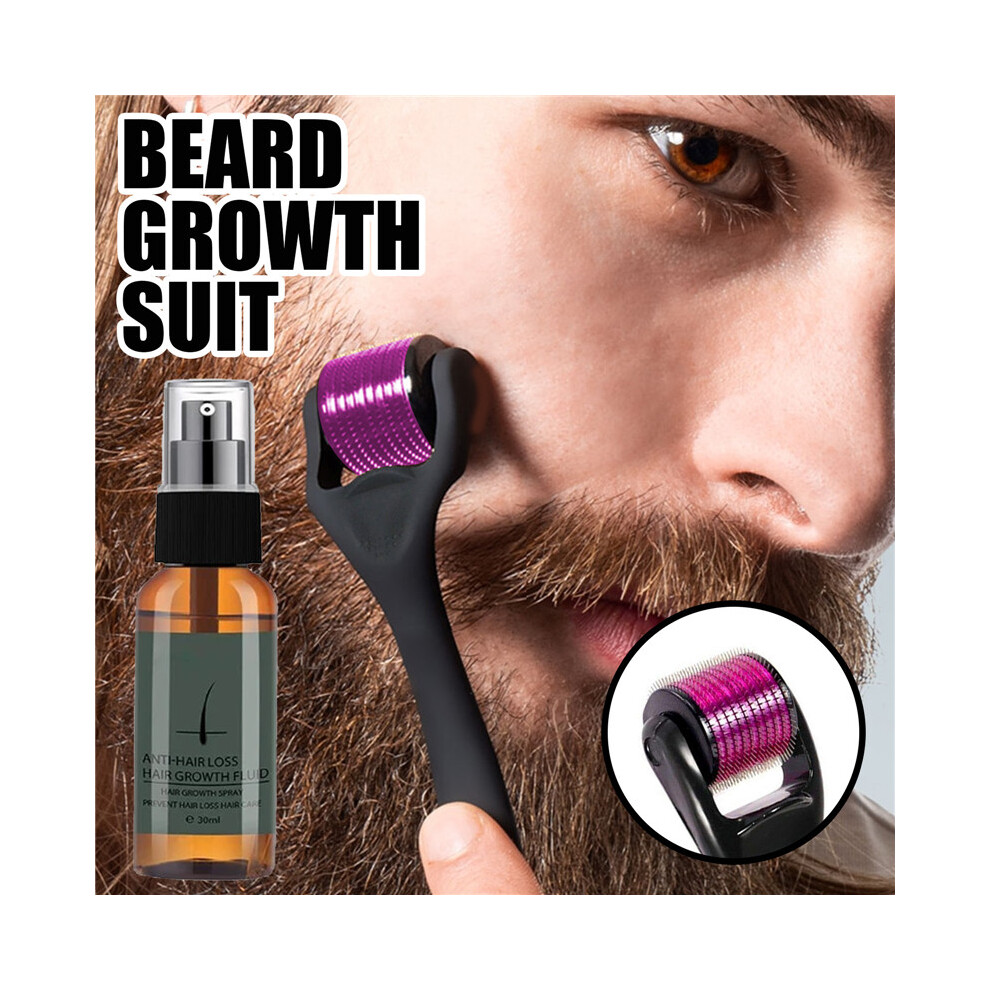 Natural Men Beard Growth Essence Spray Hair Loss Treatment Conditioner Groomed Fast Beard Growth Enhancer Maintenance