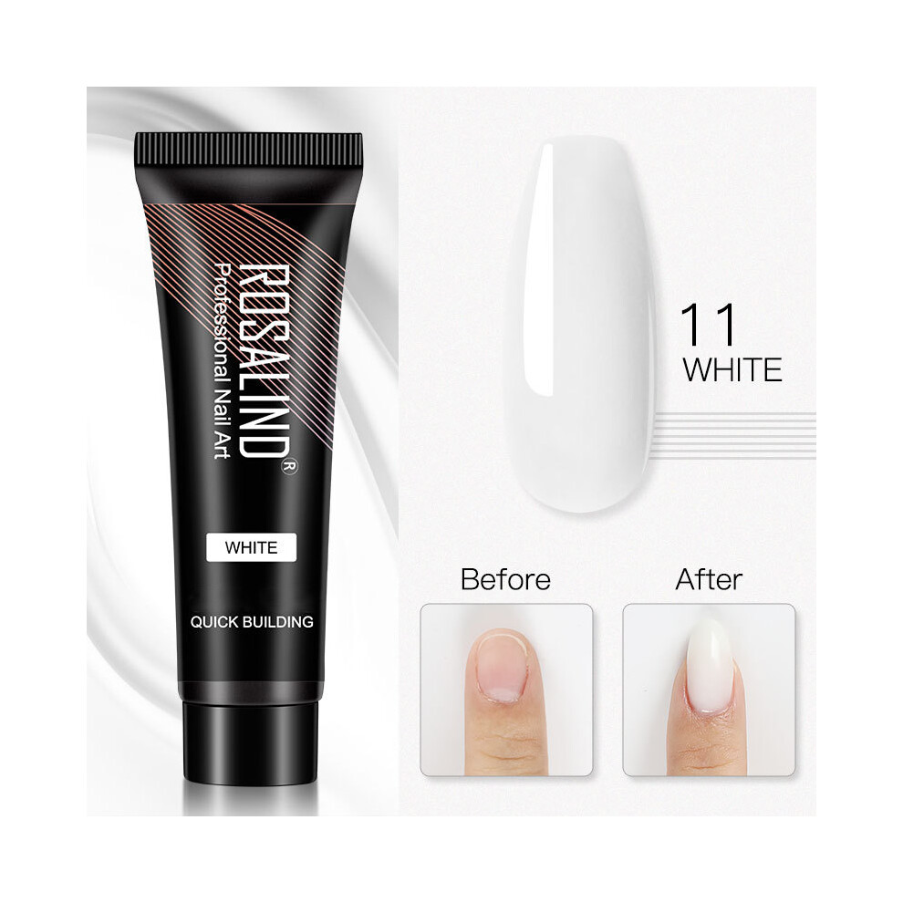 (RE09-11) ROSALIND 15ml Poly Nail Gel Glitter Builder For Manicure Nails Extension Semi Permanent