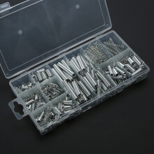 200 Piece Spring Assortment Set Metal Compression Extension Springs for Repair