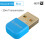 (Blue) Bluetooth 4.0 Adapter USB Dongle Transmitter Receiver for PC for Windows Vista Compatible Bluetooth 2.1/2.0/3.0 1