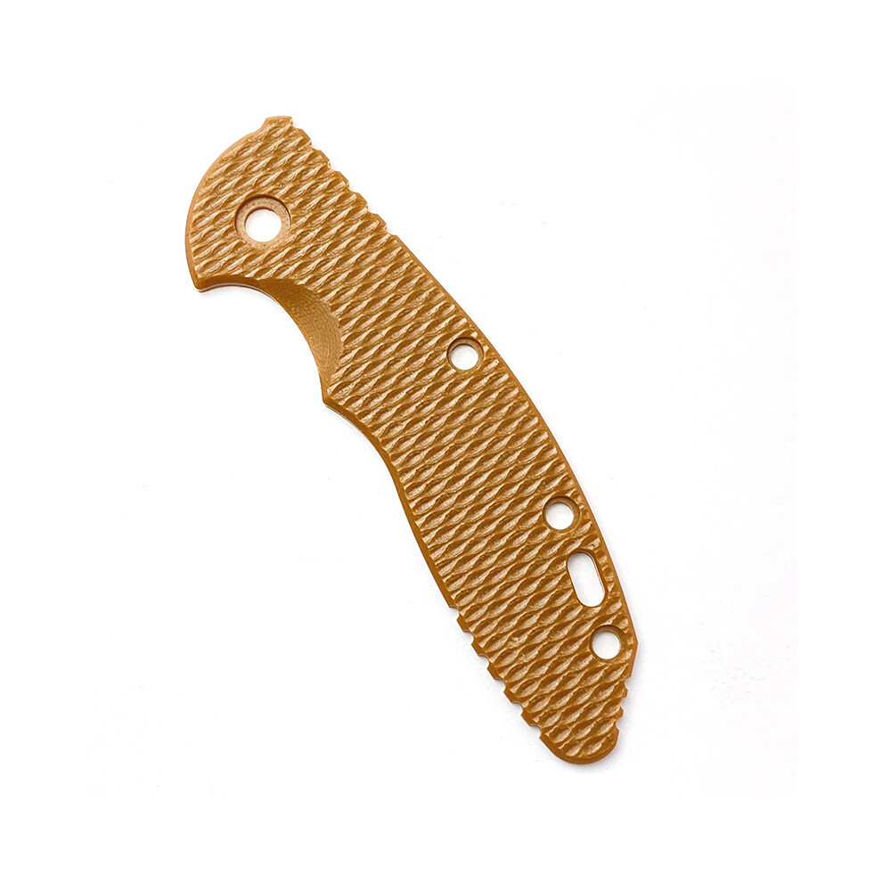 (Brown) G10 Diy Tool Handle Grips Patch For Rick Hinder Knives Xm18 3.5 320997701736