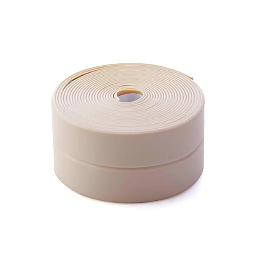 (Light Pink, 3.2M*2.2Cm) Kitchen Bathroom Waterproof Mildew-Proof Adhesive Tape Sink Gap Corner Sealing Strip 320997707370