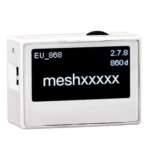 Meshtiny  Mesh LoRa Node met OLED-Display NRF52840 SX1262 LoRa-Module Draagbare LoRa-Radiorepeater 868 MHz 2