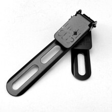 (L) Pocket Clip Universal Scabbard DIY Waist Accessories Black Clamp for Kydex
