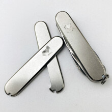 (Model A) TC4 Titanium Alloy DIY Grip Patches Scales For 91mm  Swiss Army