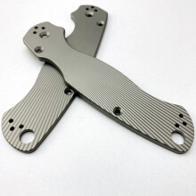 (Model A) 1 Pair Titanium Alloy Grip Patches Shank Scales For C81 Paramilitary 2
