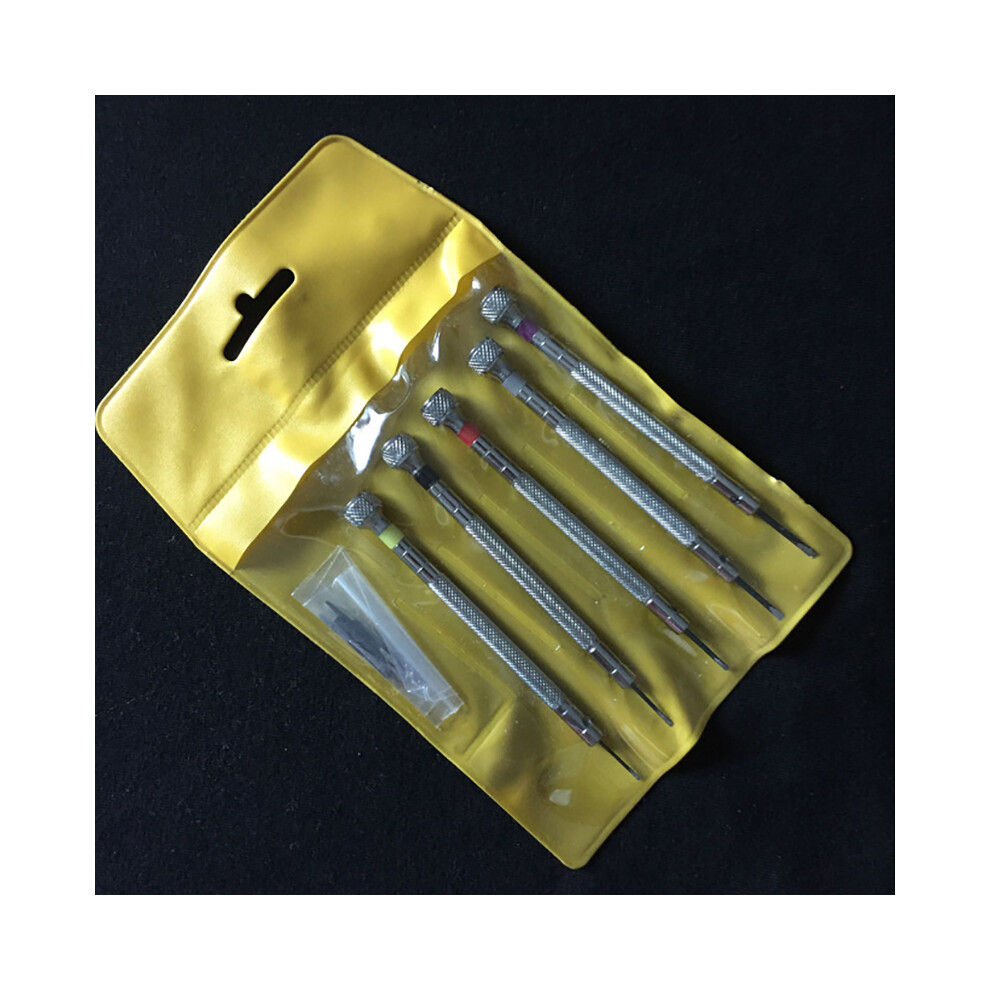 5Pcs Screwdriver Eyeglasses Watch Jewelry Watchmaker Repair Precision Tool Kit 320997710424