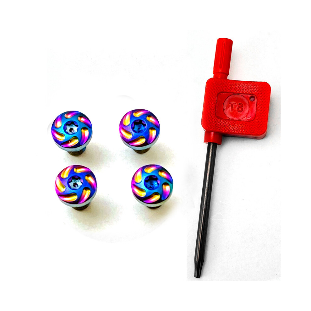 Multicolor Cnc Stainless Steel Screws Bolts T8 Torx Key For 1911 Grips Model 320997705192
