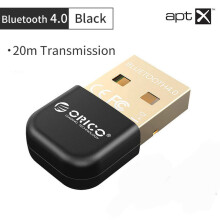 (Black) Bluetooth 4.0 Adapter USB Dongle Transmitter Receiver for PC for Windows Vista Compatible Bluetooth 2.1/2.0/3.0
