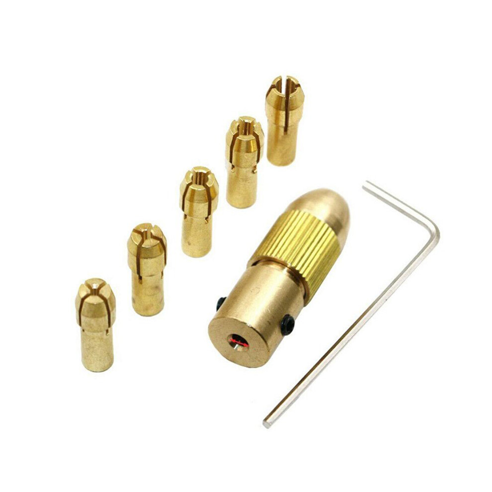 (2.35Mm) Mini Electric Self Tightening Drill Chuck Clip Head Small Hand Mill Brass Tip 320997708810