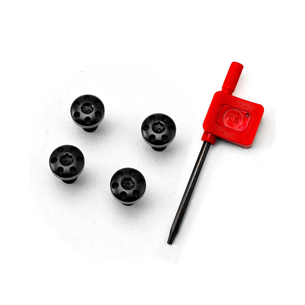 (Black) Custom Cnc Stainless Steel Screws With T8 Torx Keys For 1911 Grips Model 320997704577