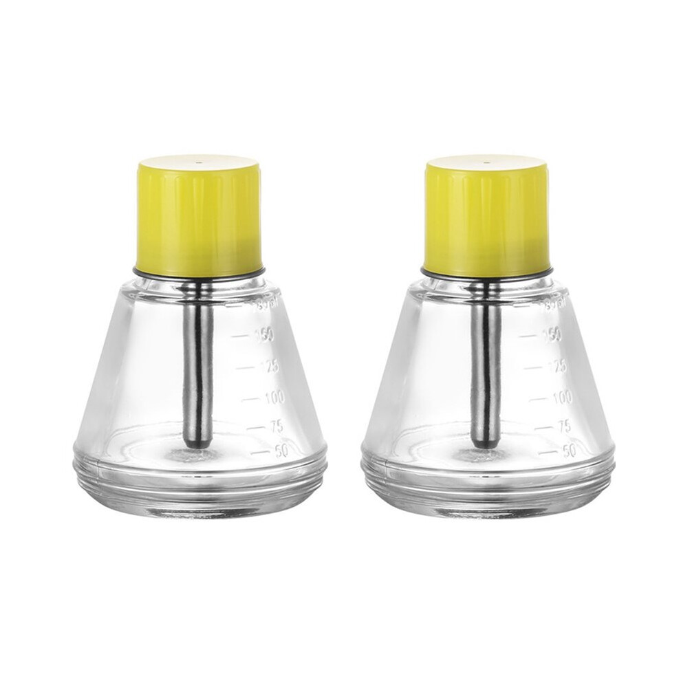 180ml Clear Acetone Pump Dispenser, Leak-Proof Glass Bottle for Nail Polish & Makeup Remover