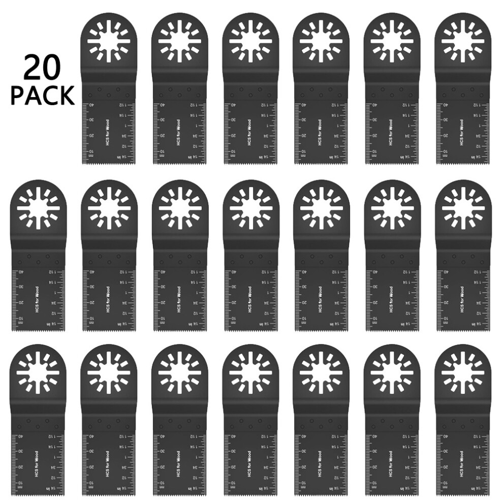Pack Of 20 34Mm Oscillating Multi-Tool Blades For Dewalt Fein Cutter Blades 320997709787