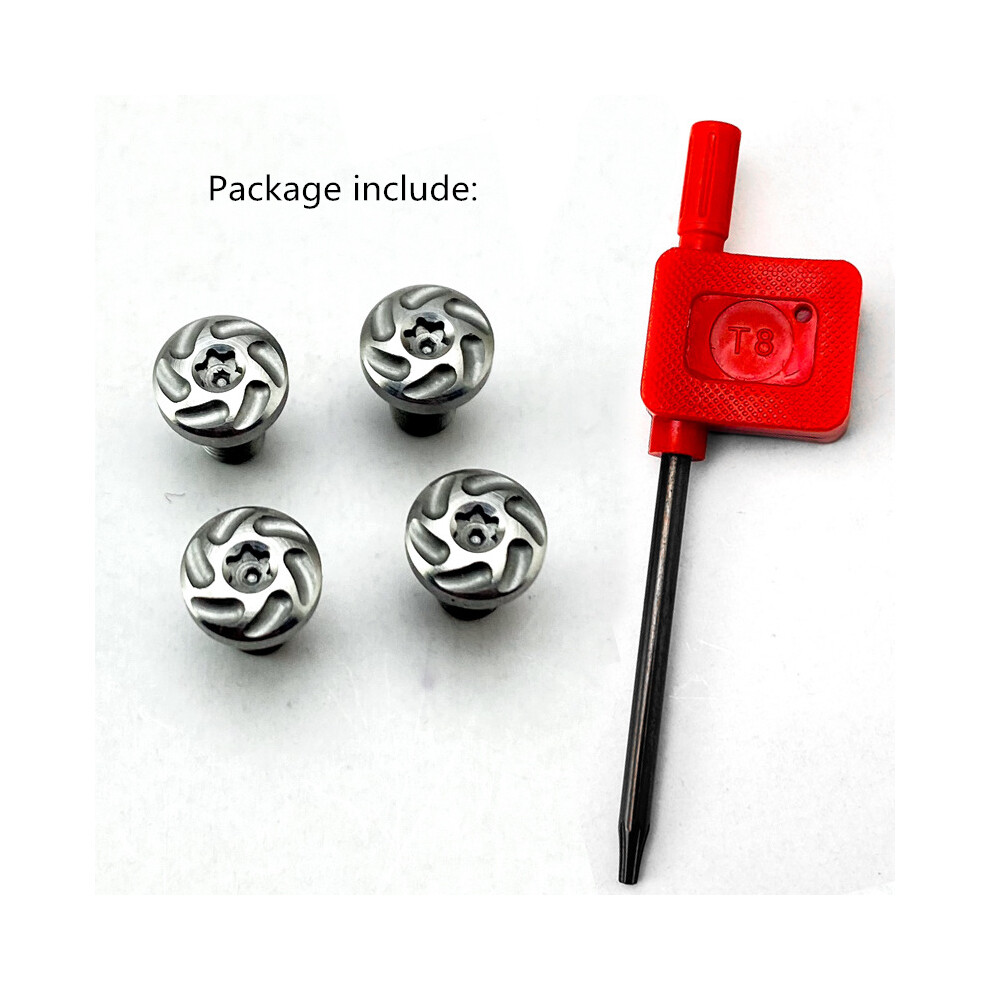 (Pattern) Custom Cnc Stainless Steel Screws With T8 Torx Keys For 1911 Grips Model 320997704591