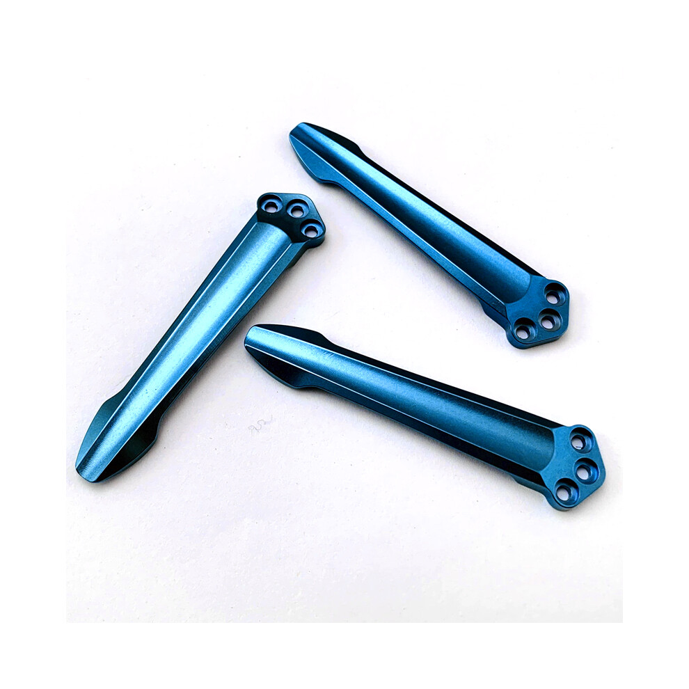 (Blue) Alloy Titanium Back Clip Integrated Production Cnc For Cqc/551 Pocke Clip Diy Tool Holder 320997703396