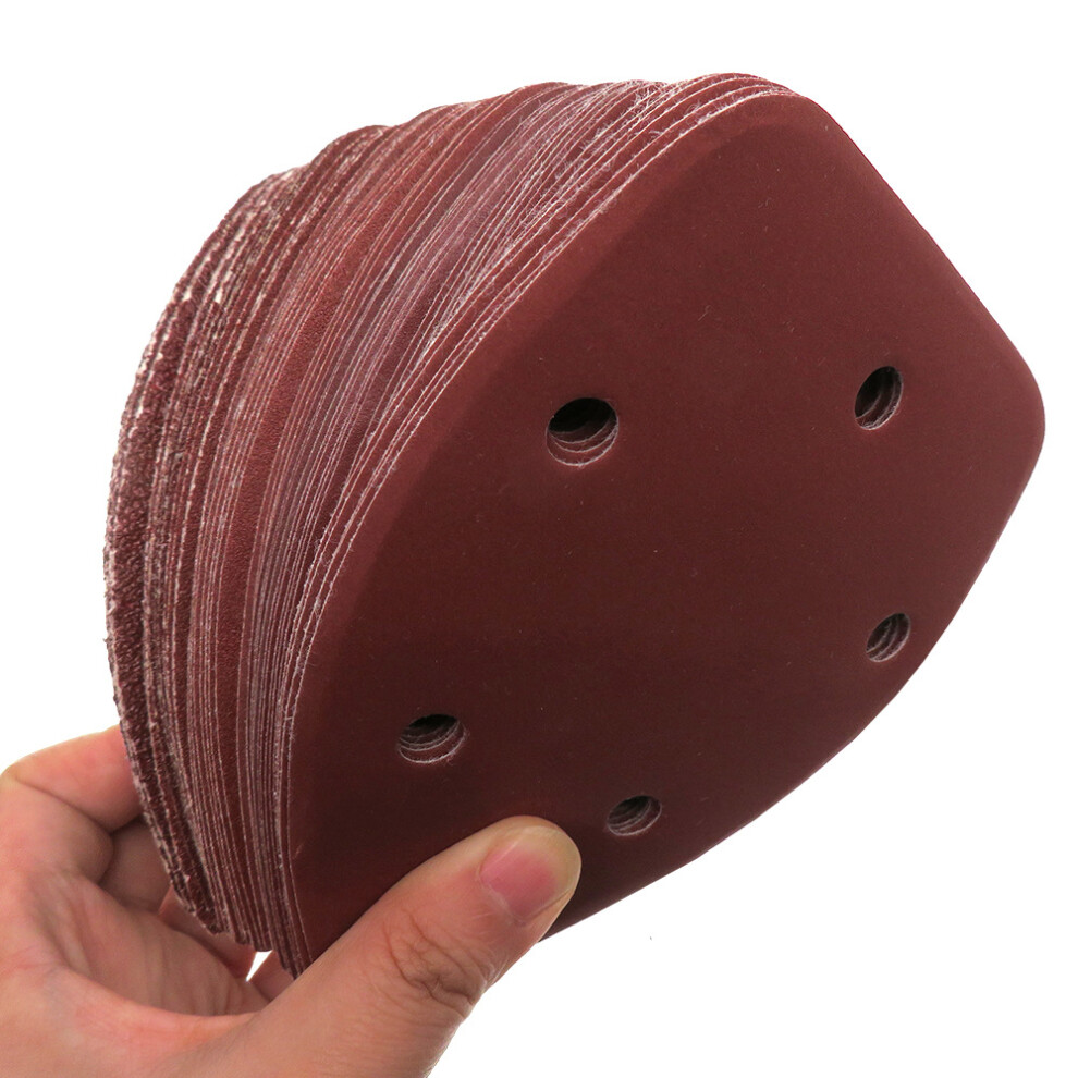 (240#) 50Pcs Triangle Sanding Discs, 40-1000 Grit Assorted Sandpaper Pads 113121493818