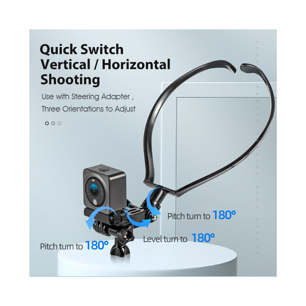 Camera Hanging Neck Phone Bracket 180?? Rotation For Dji Action 2 Gopro Insta360 110691416032