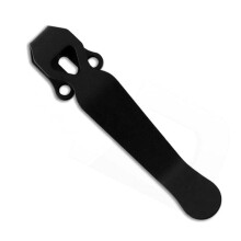 (Black) Custom Deep Carry Titanium Pocket Clip Back Clamp for Benchmade/Emerson/ProTech