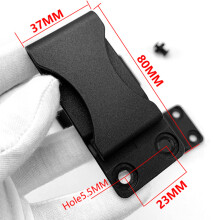 DIY Link System Belt Clip Pocket Back Clamp Holder with Screws for KYDEX Holster