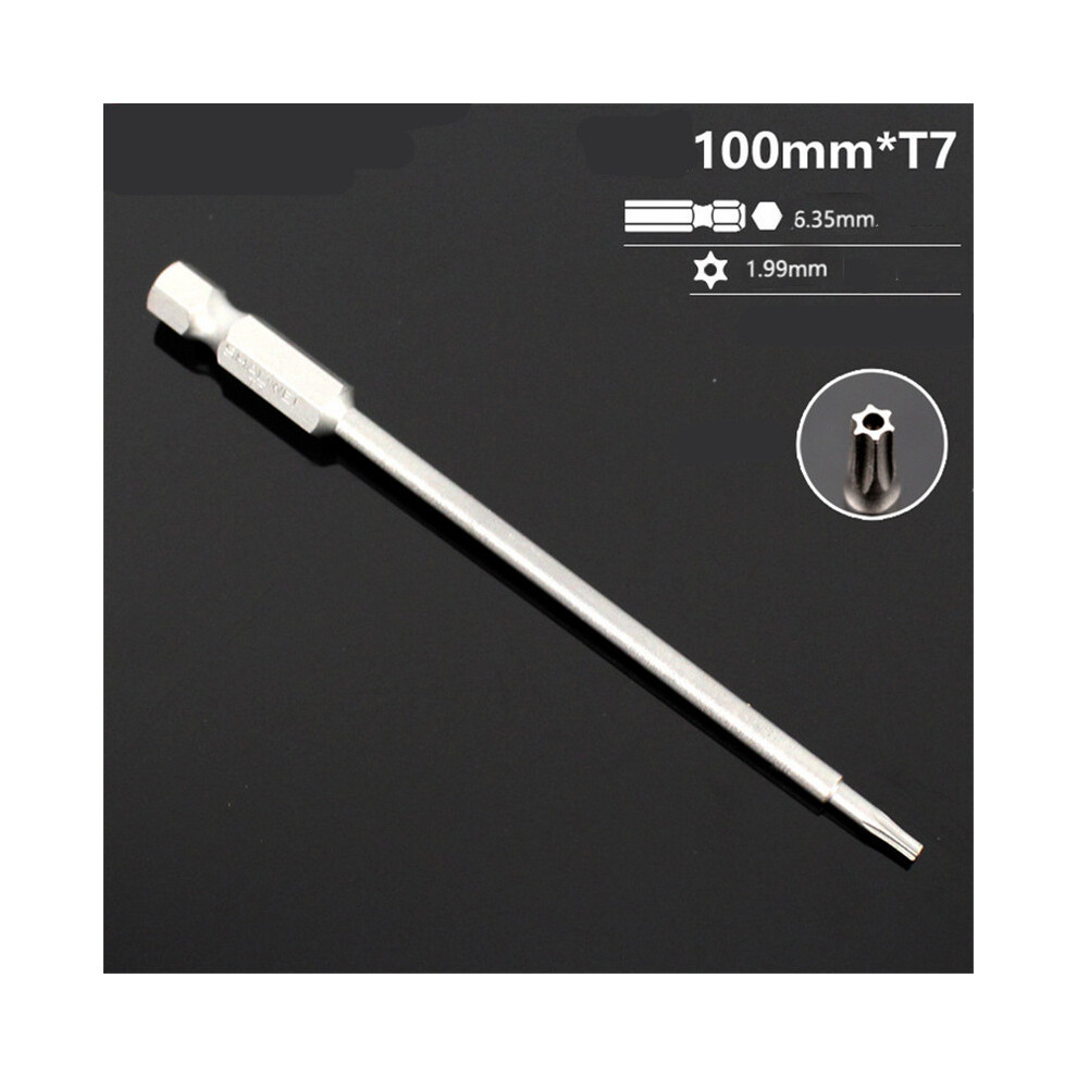 (T7) Strong Magnetic T6-T40 Torx Head Screw Driver Bit Set Security Tamper Proof 115295276259