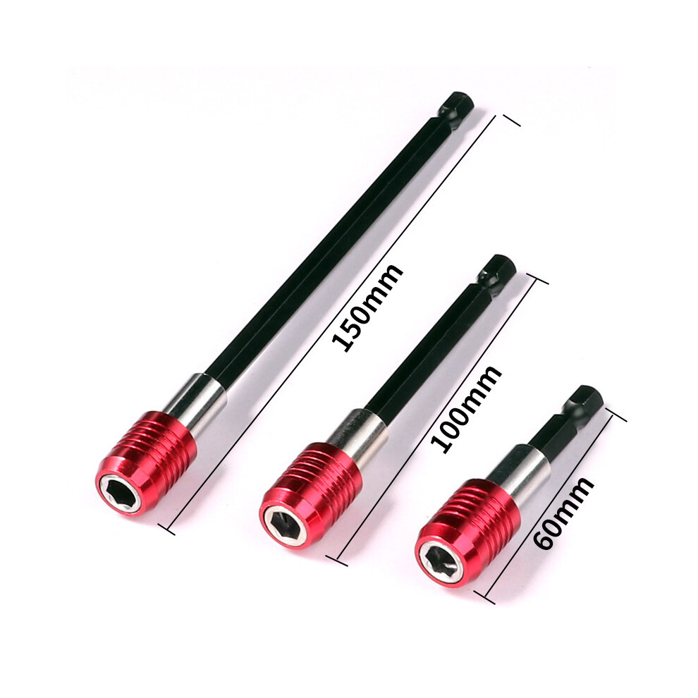 3Pcs 1/4 Hex Shank Quick Release Adapter Bits Extended Bracket Drill Bits 320997709886