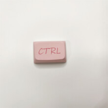 (Pink) Non-Slip Ctrl Keycap for Logitech G810, G PRO X, G710, G610 - XDA Height