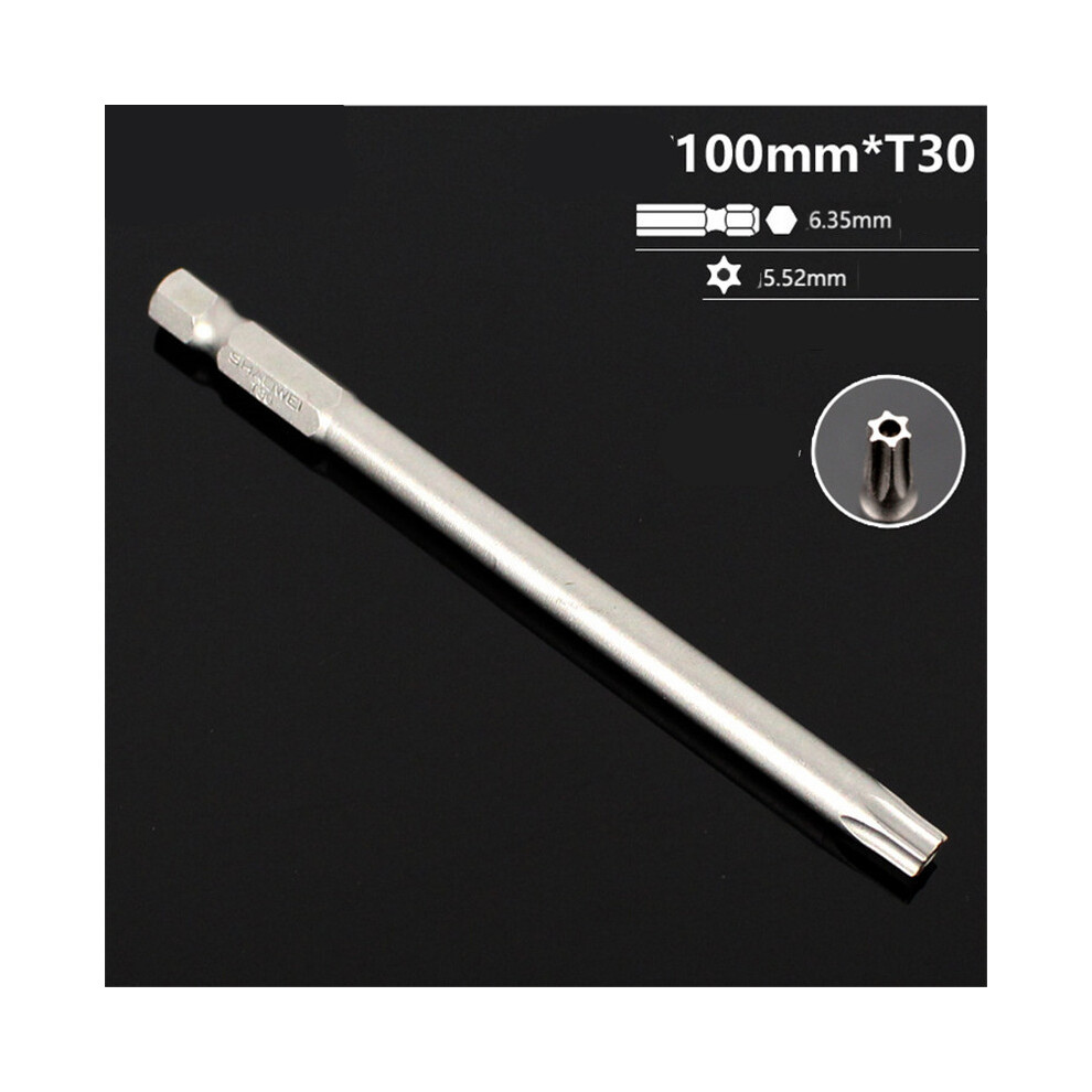 (T30) Strong Magnetic T6-T40 Torx Head Screw Driver Bit Set Security Tamper Proof 115295276334