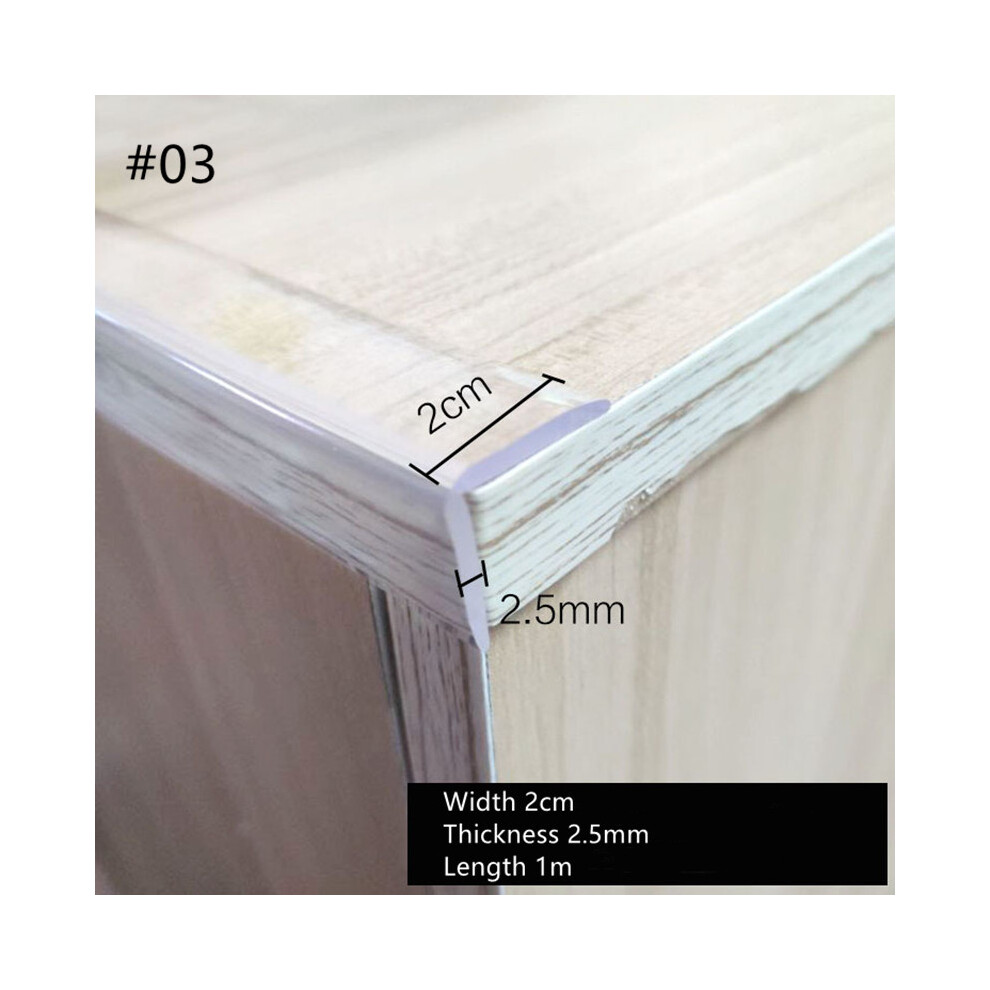 (#03) Baby Safety Bumper Strip Desk Table Edge Corner Protector Cushion Guard