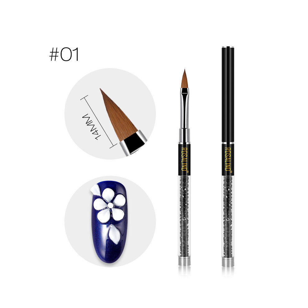 (#01) ROSALIND Nail Gel Polish Brush Dotting Painting Drawing Pen Nail Art Tools