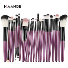 (Purple) Maange 22PCS Eye Makeup Brushes Set Foundation Powder Eyeshadow Brush Cosmetics Beauty Tools