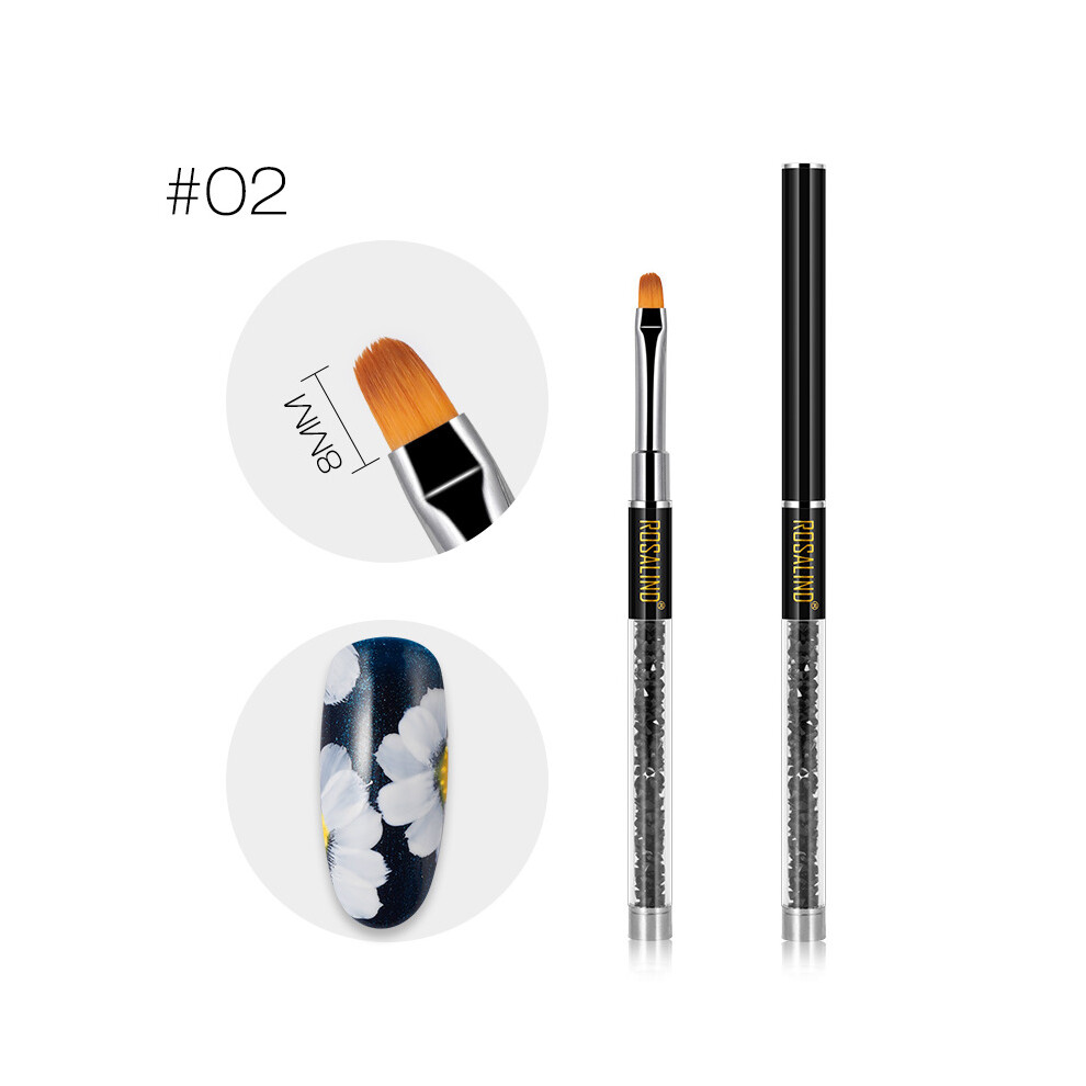 (#02) ROSALIND Nail Gel Polish Brush Dotting Painting Drawing Pen Nail Art Tools
