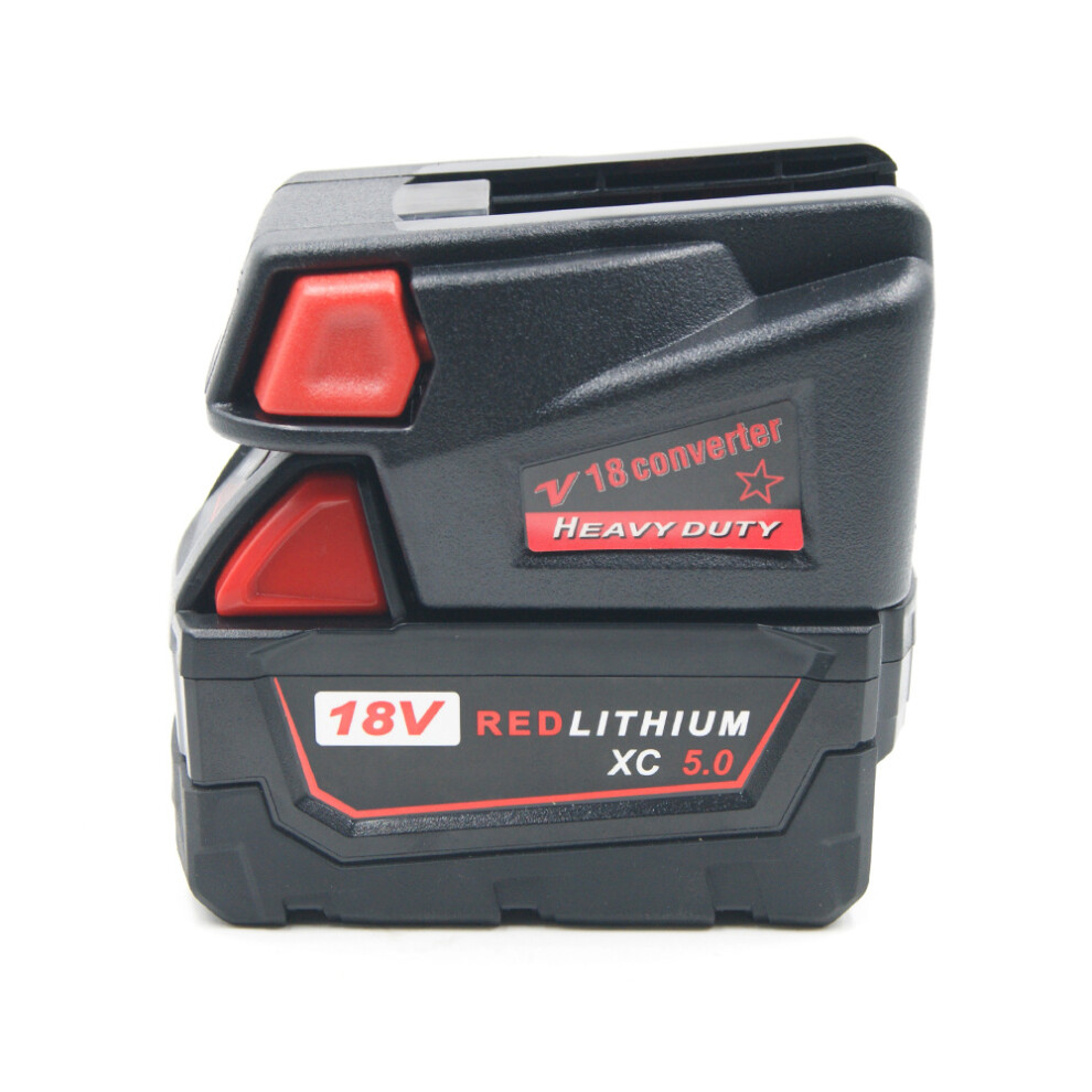Adapter For Milwaukee M18 18V Li-Ion Battery To Milwaukee V18 Battery Converter 320997771739