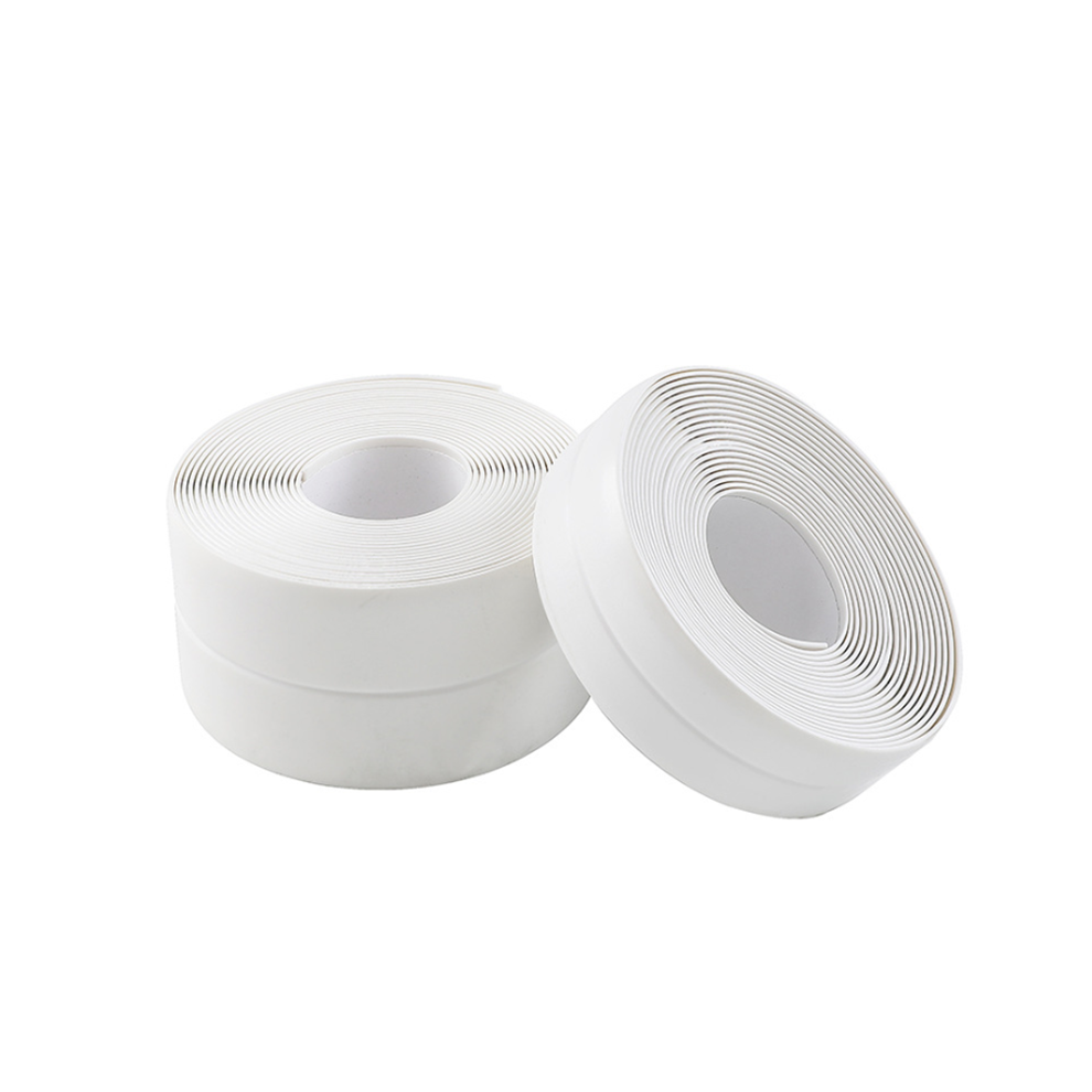 (White, 3.2M*2.2Cm) Kitchen Bathroom Waterproof Mildew-Proof Adhesive Tape Sink Gap Corner Sealing Strip 320997707325