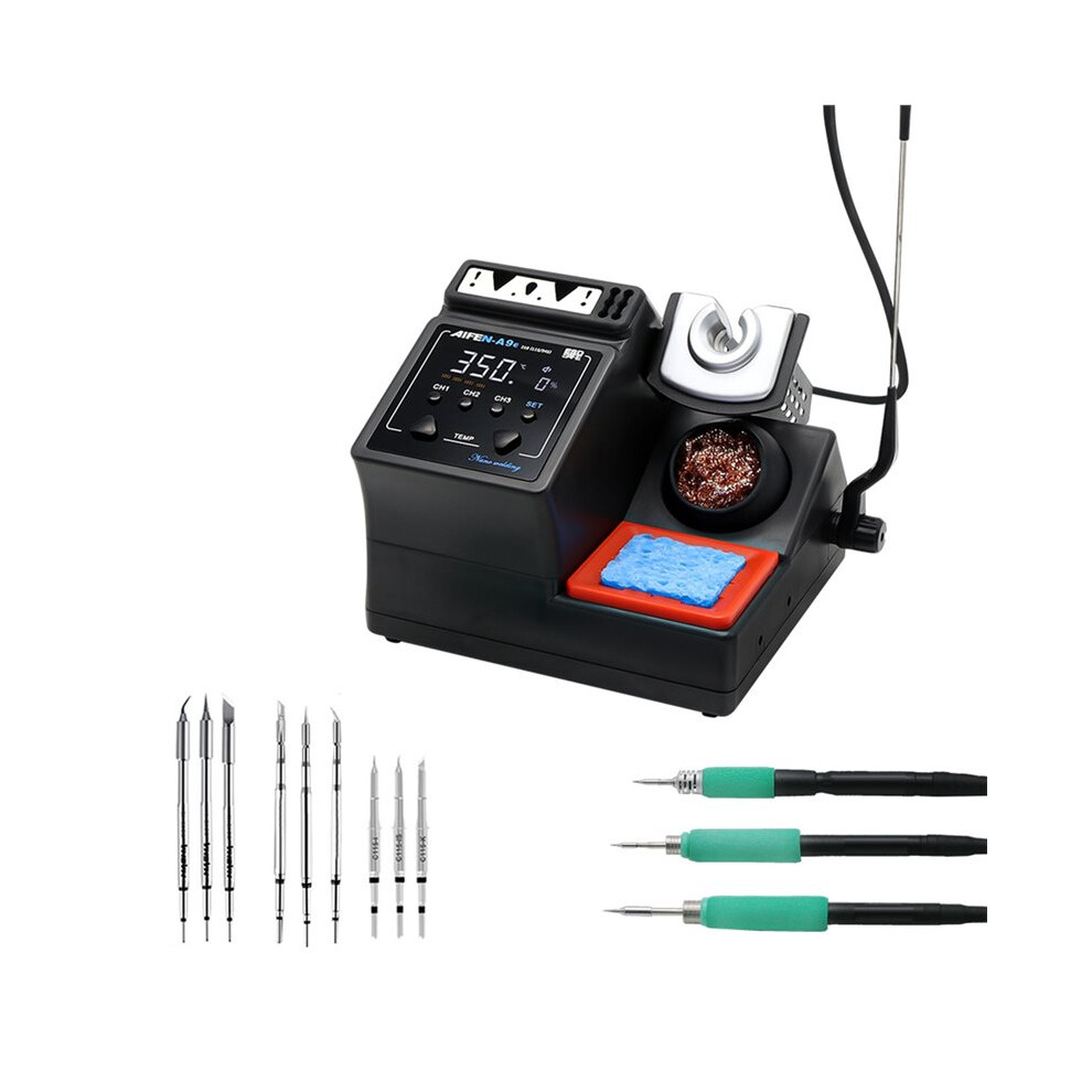Aifen A9e Soldering Station Compatible Soldering Iron Tip 210/245/115 Handle Control Temperature Welding Rework Station Eu Plug 6033546786149