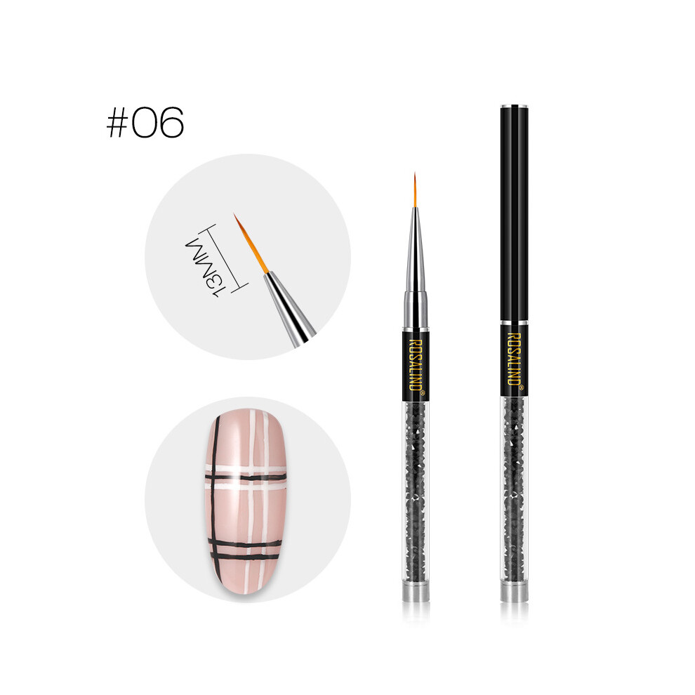 (#06) ROSALIND Nail Gel Polish Brush Dotting Painting Drawing Pen Nail Art Tools
