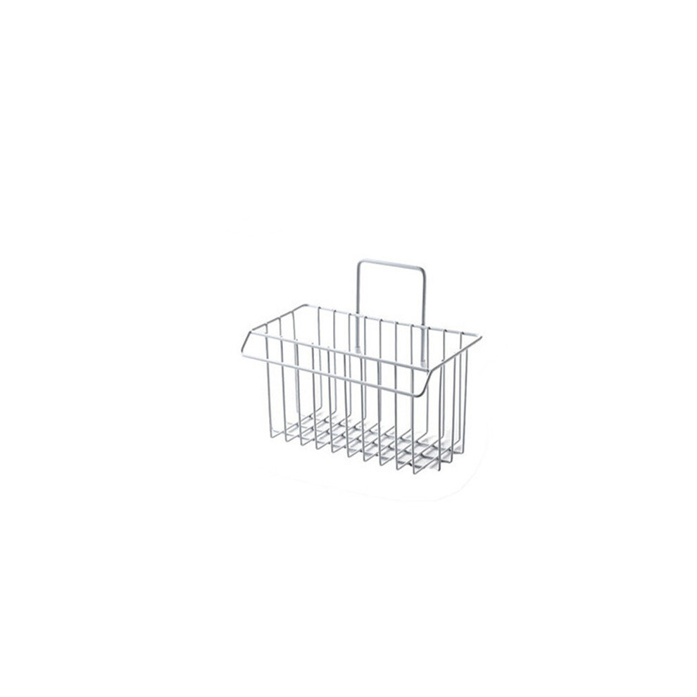 (White) Wrought Iron Storage Holder Rag Drain Rack Shelf Hanging Basket For Home Kitchen Bathroom 320997782445