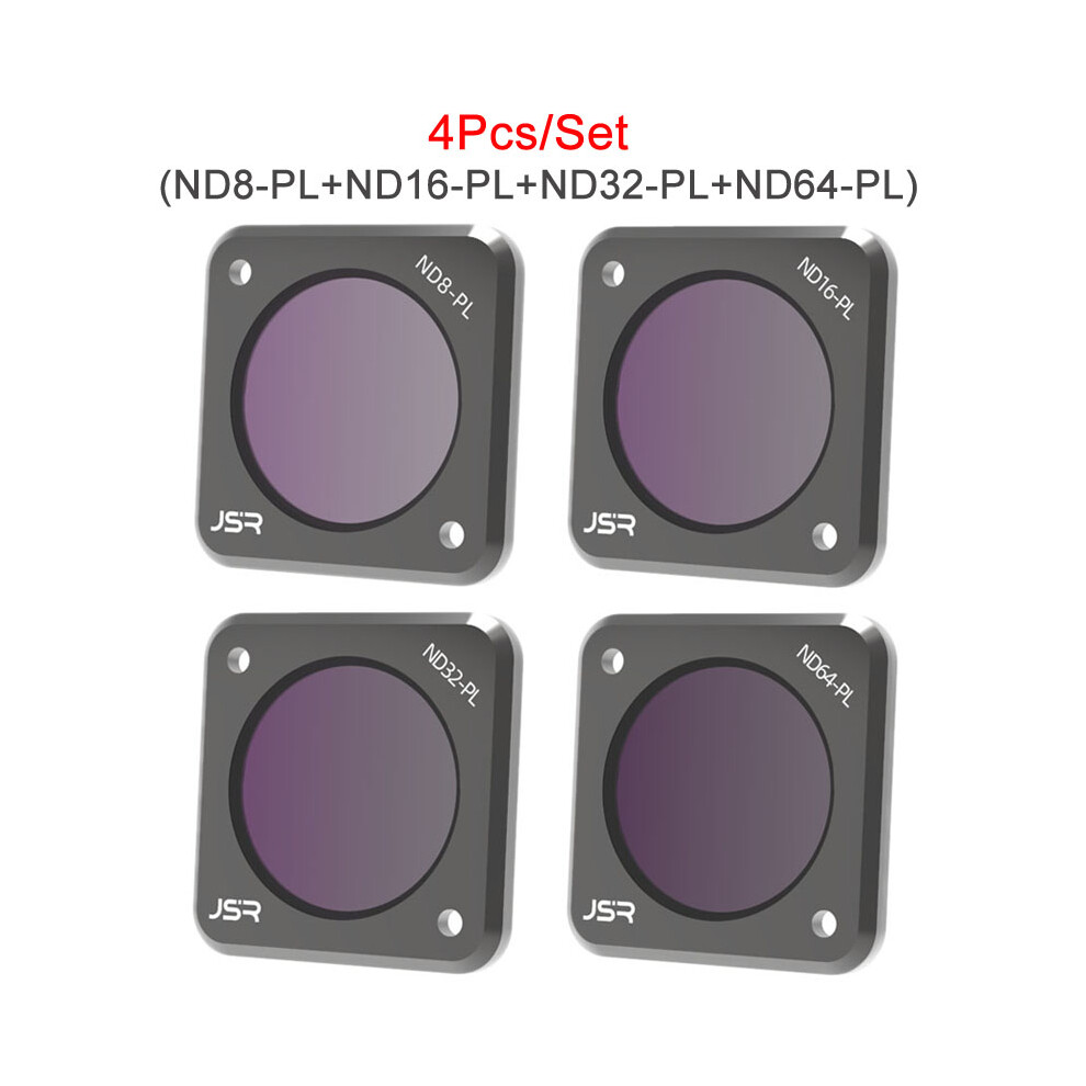 (4Pcs/Set (Nd8-Pl+Nd16-Pl+Nd32-Pl+Nd64-Pl)) Camera Lens Filter Cpl Uv Nd Ndpl Filters Set For Dji Action 2 4K Sports Camera 110691471833