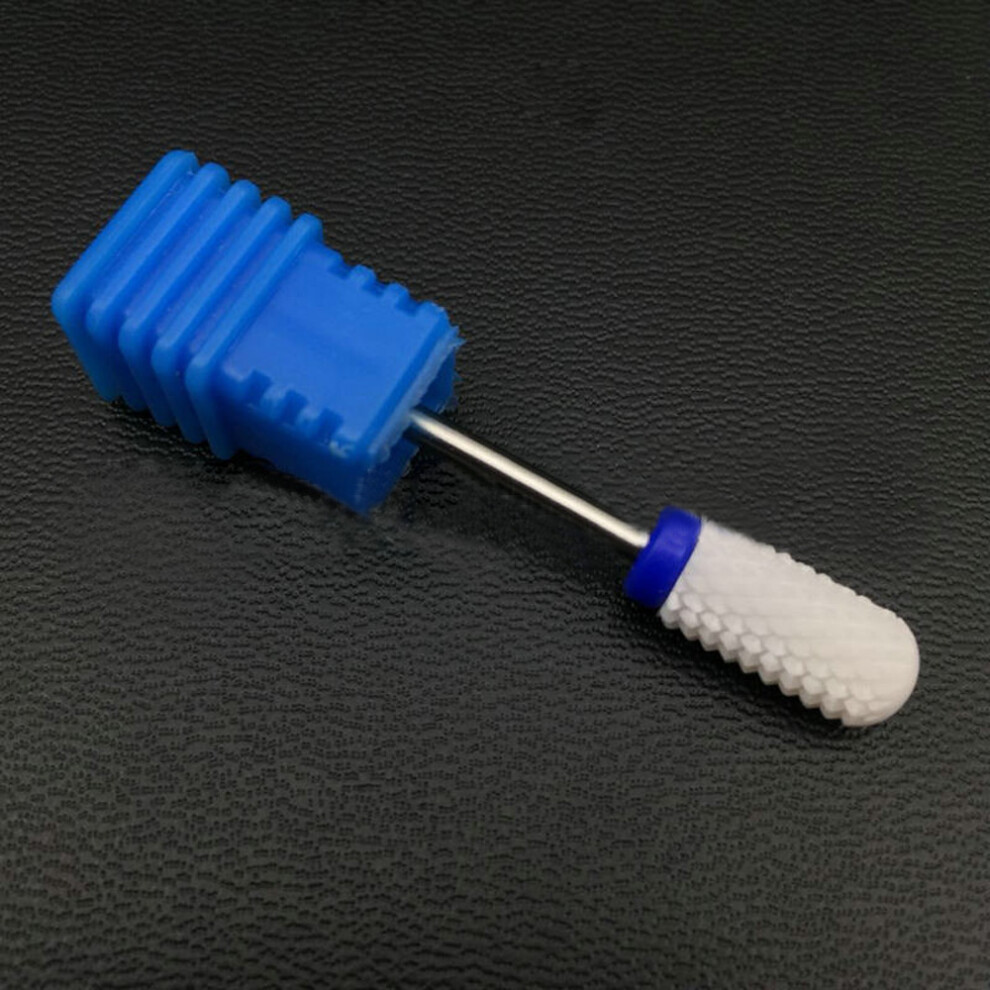 (M6) Pro Ceramic Nail Drill Bits Art Gel Pedicure Manicure Rotary Removal Burr Tools
