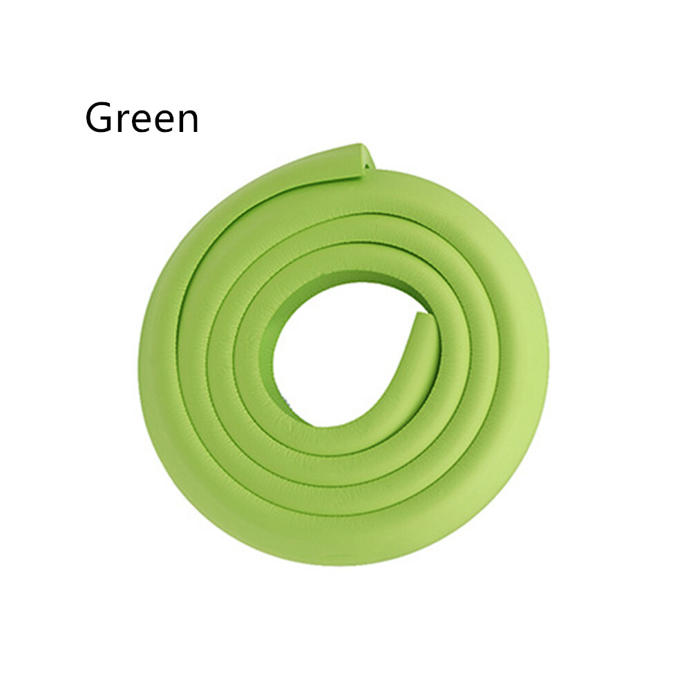(Green) Baby Safety Table Desk Edge Corner Cushion Guard Strip Softener Bumper Protector Green