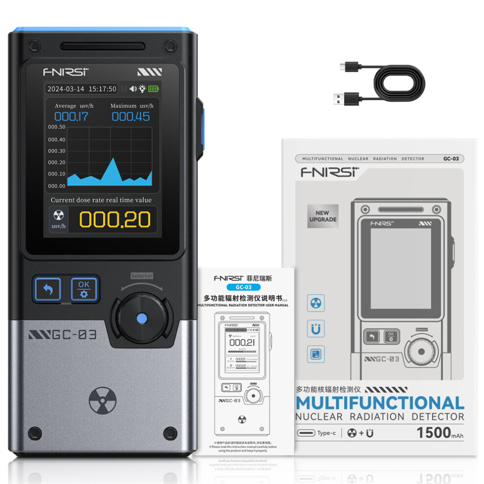 (Black) GC-03 Geiger Counter Tube Nuclear Radiation Detector ?? ?? X-Ray Dosimeter Monitor-image-OPC-PTPF9TS-NEW