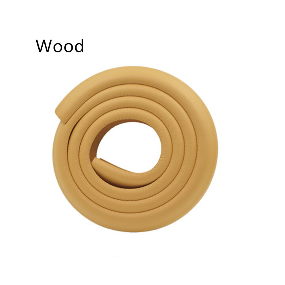 (Wood) Baby Safety Table Desk Edge Corner Cushion Guard Strip Softener Bumper Protector