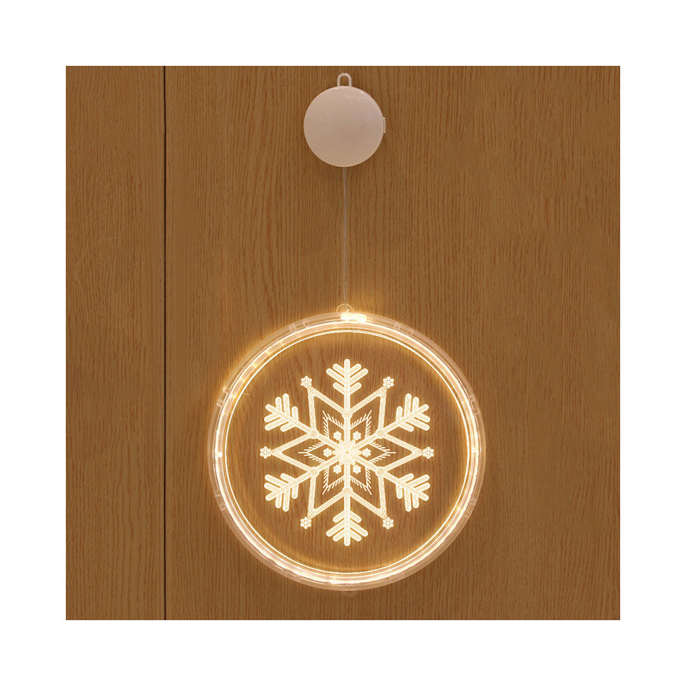 (Christmas Snowflakes) 3D Led Christmas Snowflake S - Indoor Hanging Fairy S For Xmas Decor Light 113121842524