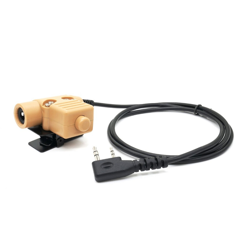 Walkie Talkie Radio Tactical Headset Adapter U94 Ptt For Baofeng Kenwood Hyt 110691396358