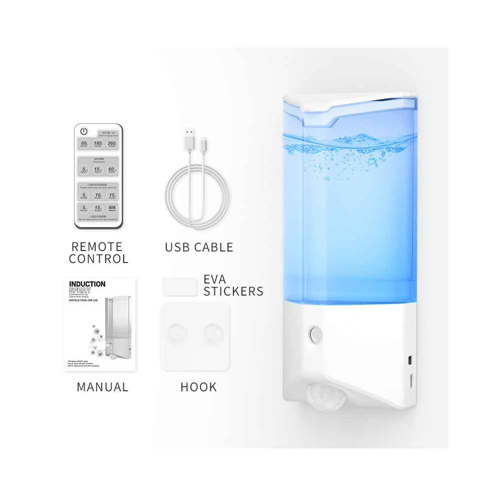 Human Body Induction Spray Alcohol Sprayer Spray Disinfection Humidifier Disinfection Machine Disinfector Can Add Hand Sanitizer