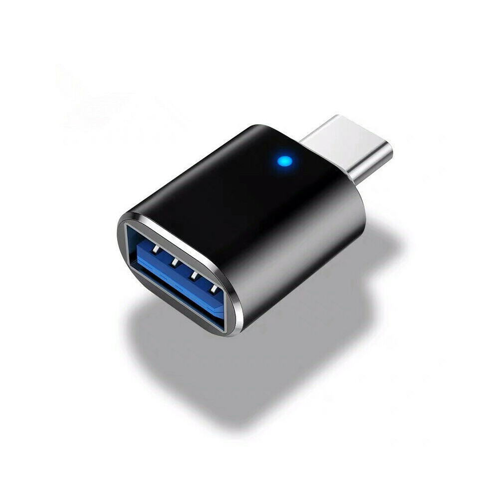 () Usb-C Usb 3.1 Type C Male To Usb 3.0 Female Data Otg Converter Adapter Black/Light 110691398345
