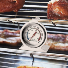Food Meat Temperature Gauge Stand Up Dial Oven Thermometer Stainless Steel Large Diameter Kitchen Baking Supplies
