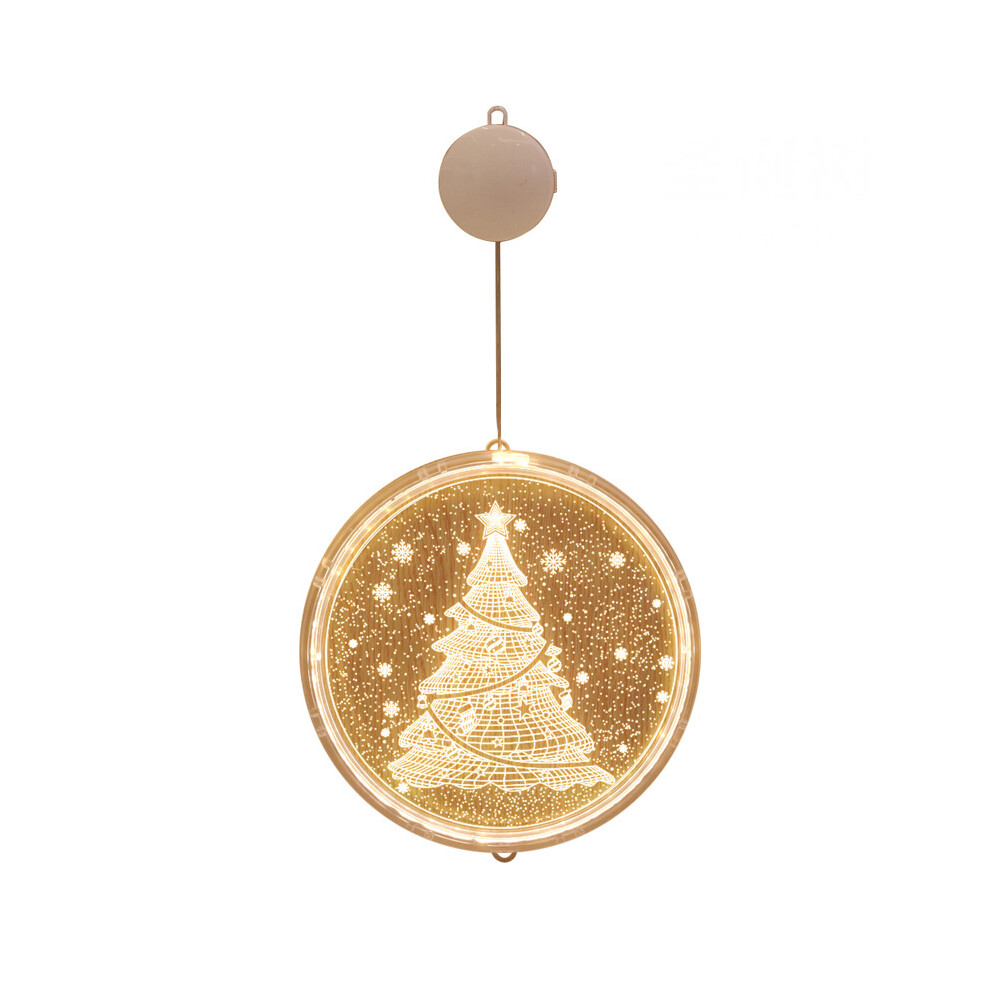 (Christmas Tree) 3D Led Christmas Snowflake S - Indoor Hanging Fairy S For Xmas Decor Light 113121842531